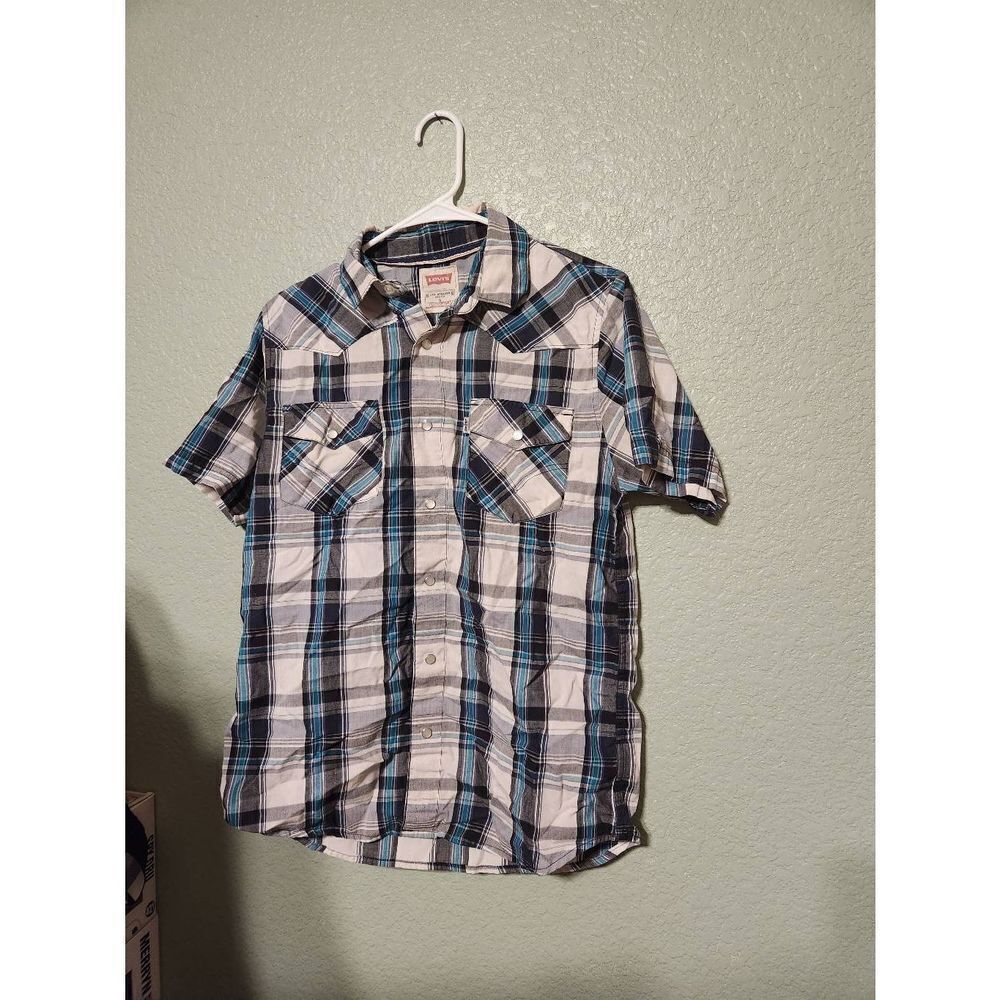 Mens small Levi Strauss standard short sleeve button up